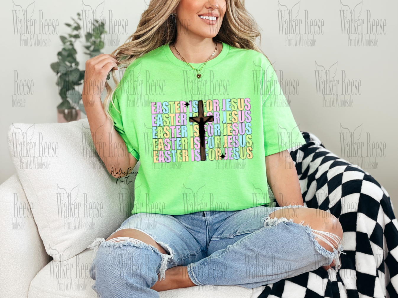 Easter is For Jesus Pastel Tee