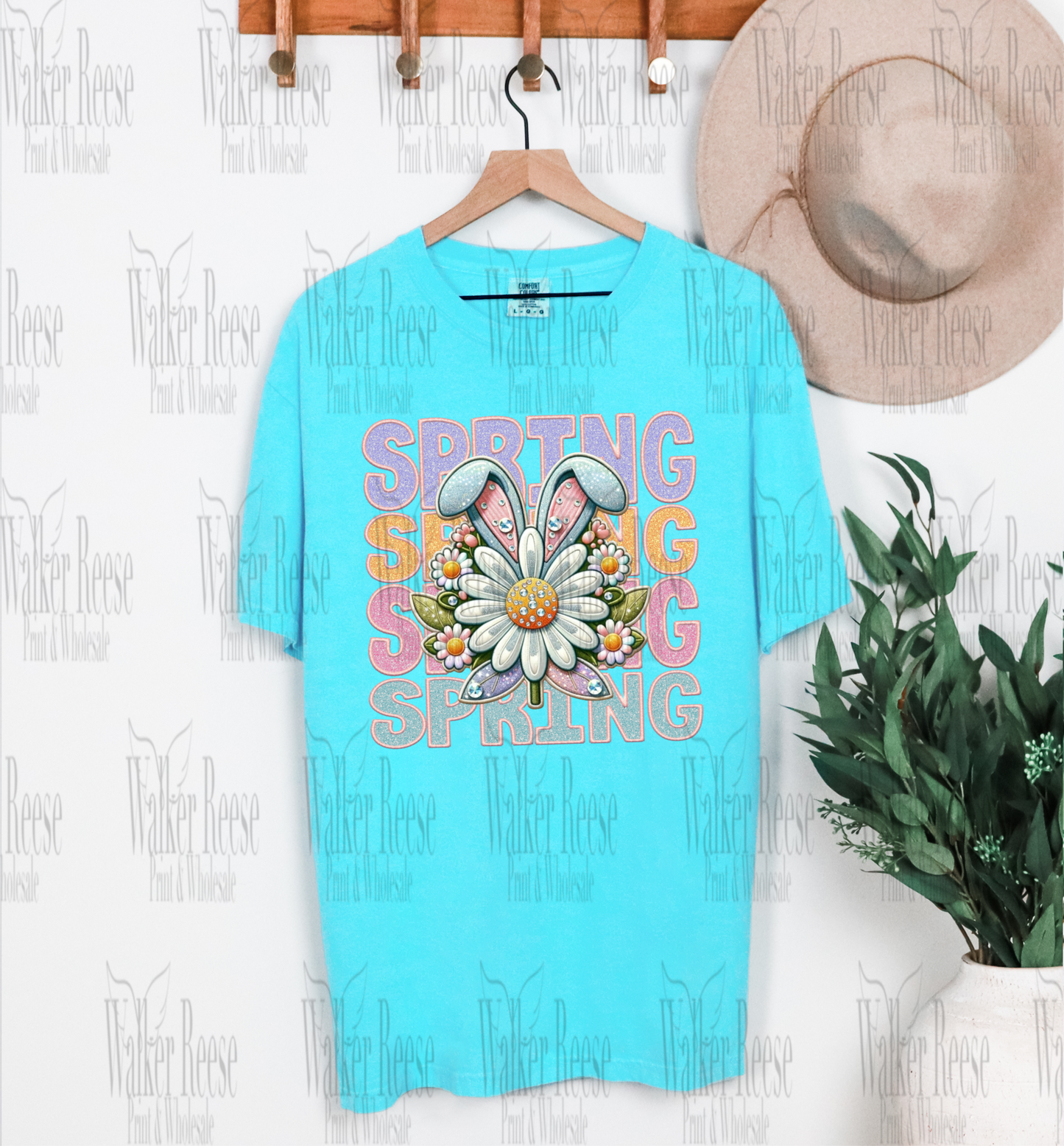 Faux Glitter SPRING Tee