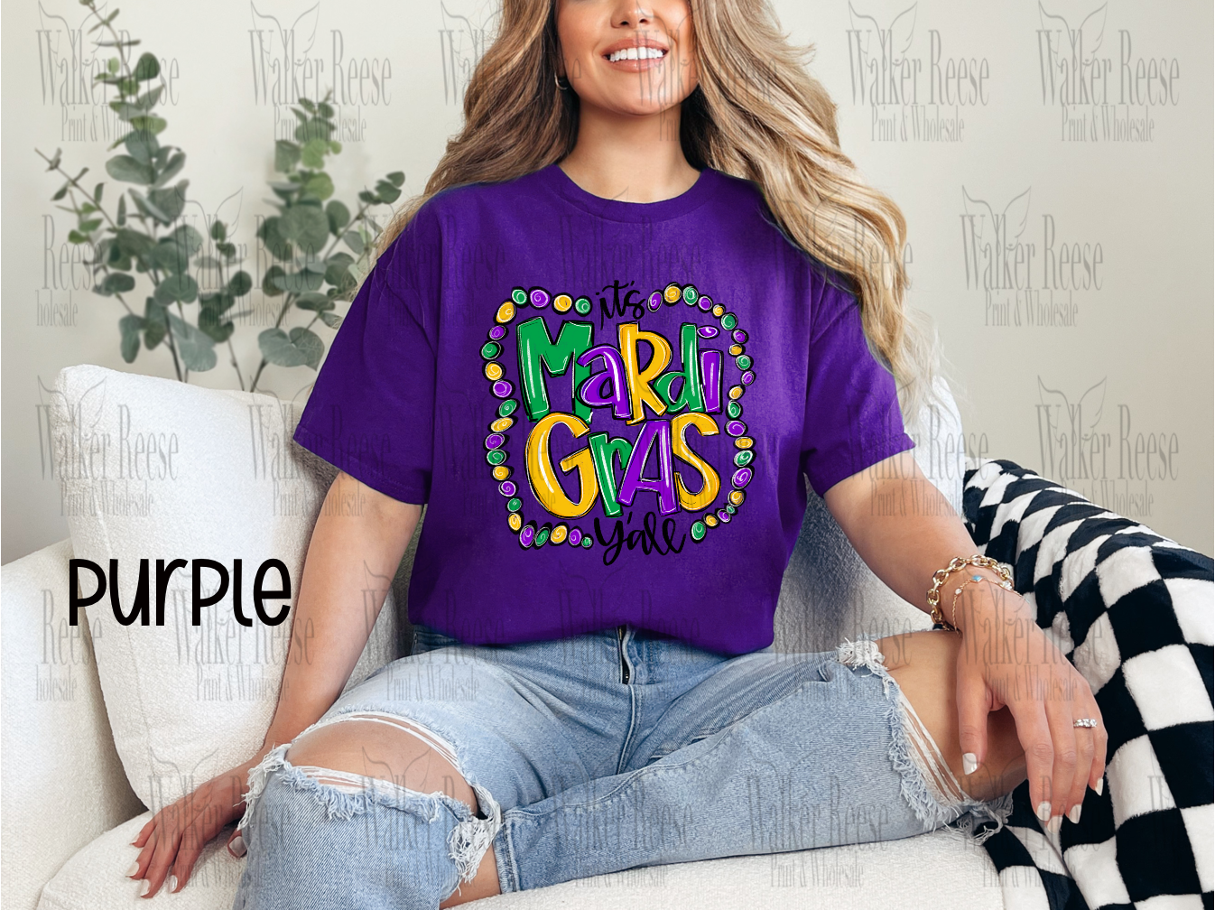 We Don't Hide The Crazy We Parade It Mardi Gras Tee