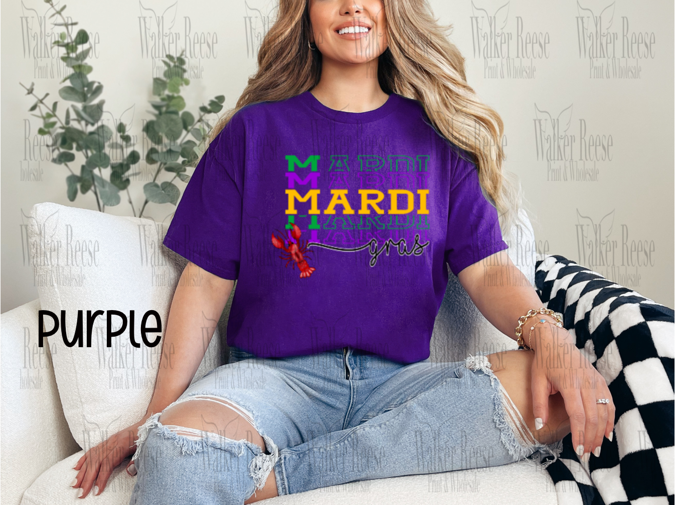 Mardi Gras Crawfish Tee