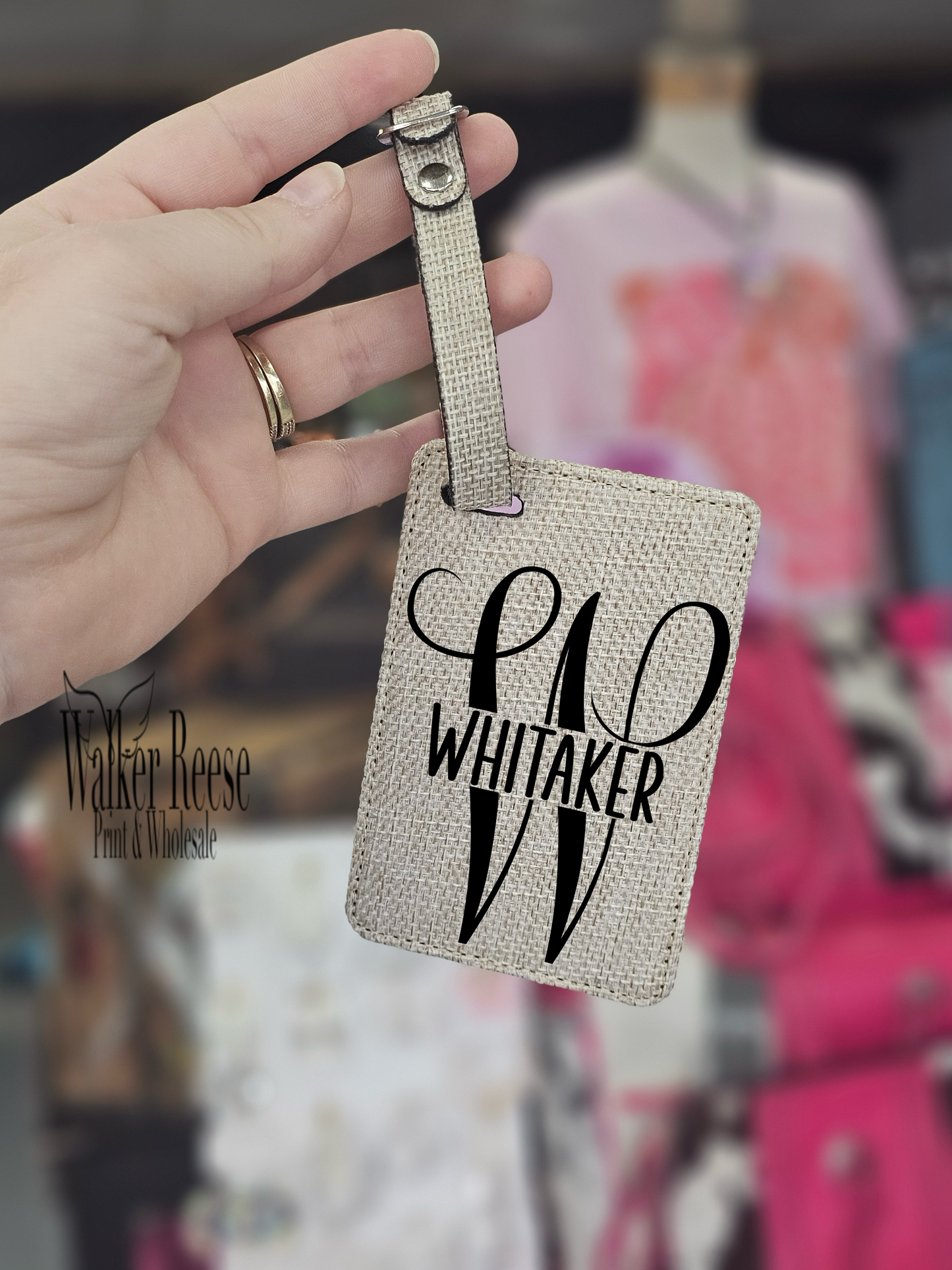 Monogram Luggage Bag Tag