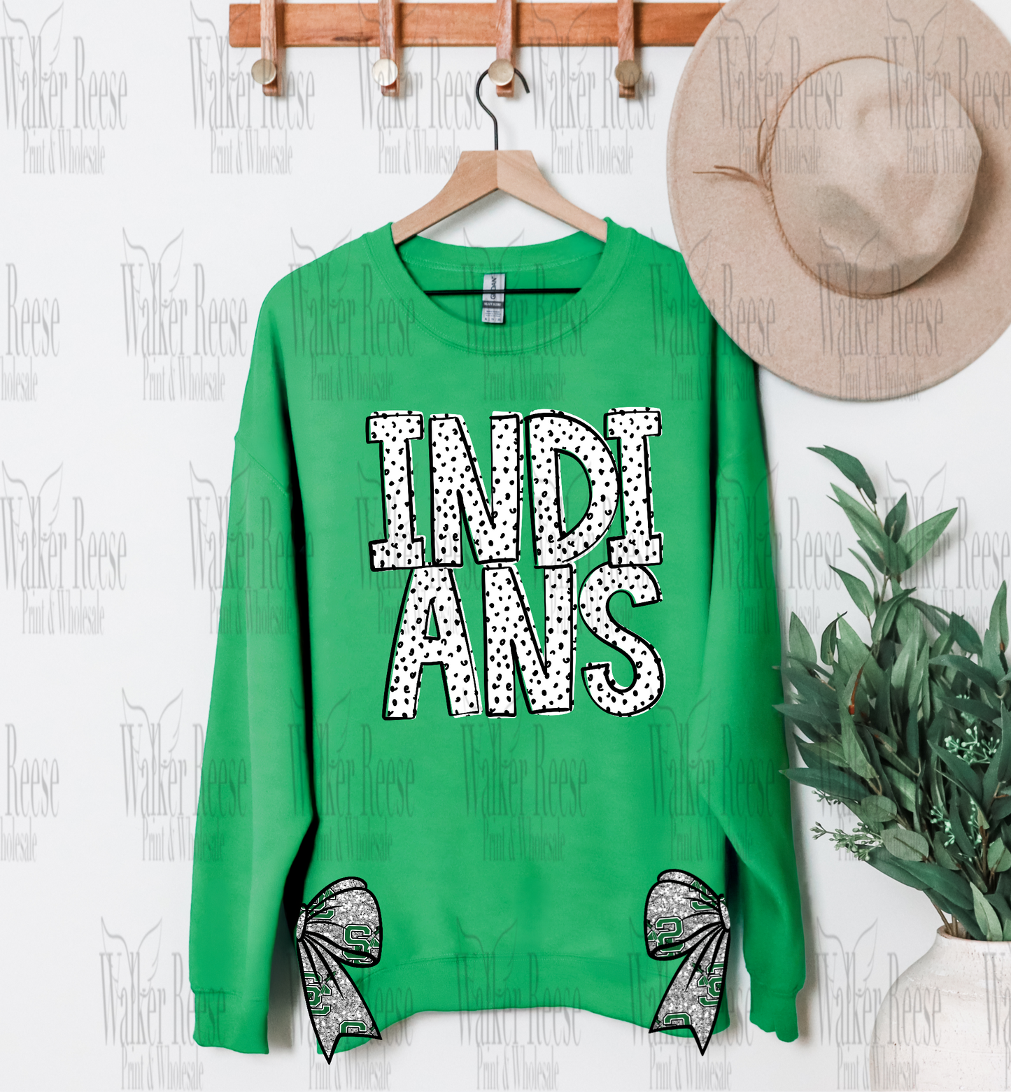 Dottie INDIANS Side Bow Tee