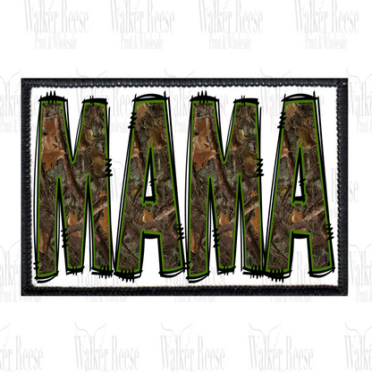 Hunter Alpha MAMA Embroidered Hat Patch