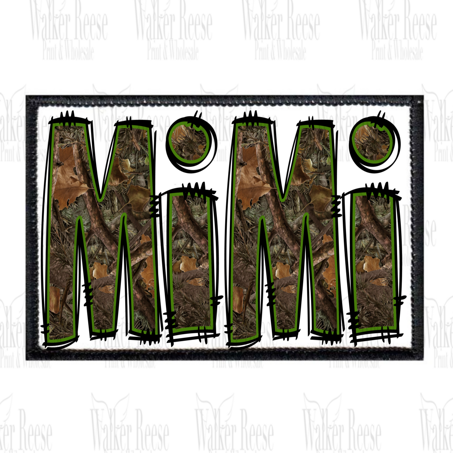 Hunter Alpha MIMI Embroidered Hat Patch