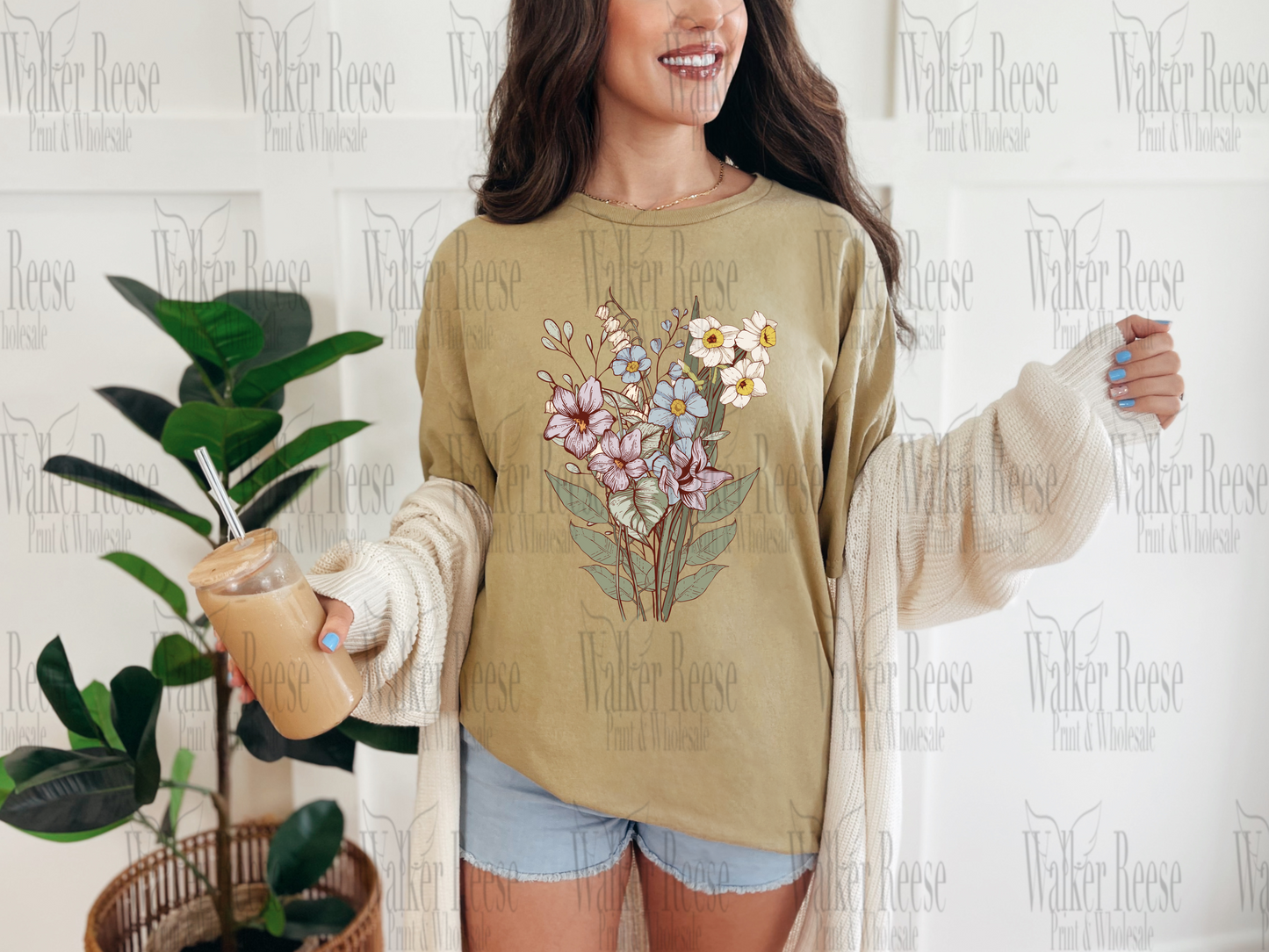 Birth Month Flowers Bouquet Tee