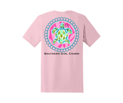 Southern Girl Charm Sea Turtle Tee