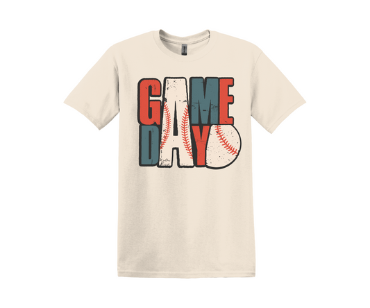 GAME DAY Vintage Baseball Tee