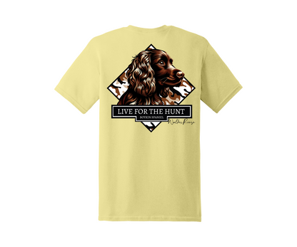 Live for the Hunt Boykin Spaniel Tee