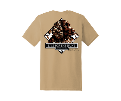 Live for the Hunt Boykin Spaniel Tee