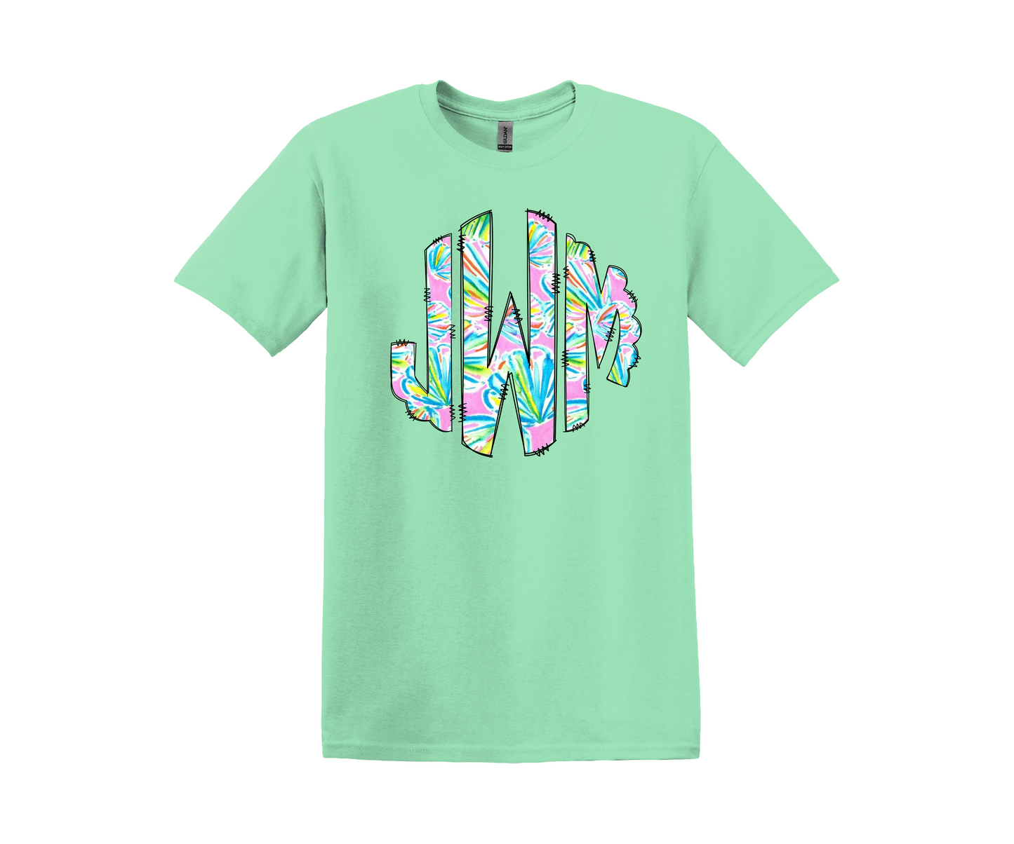 Clam Shell Monogram Tee