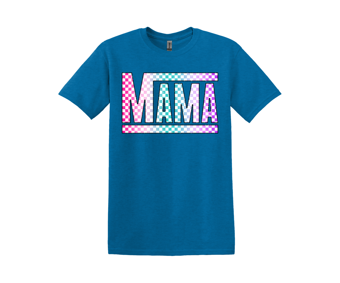 Checkered Mama Tee #3