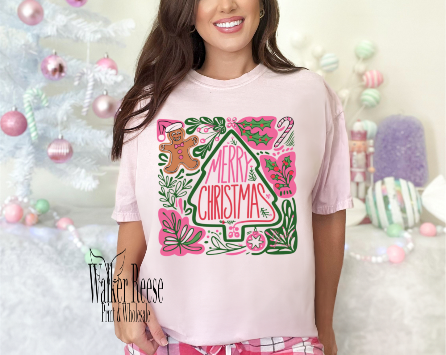 Merry Christmas Frilly Tee