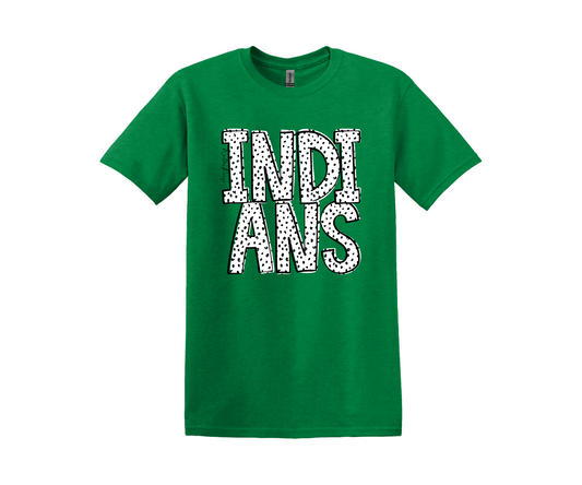 INDIANS Dottie Font Tee