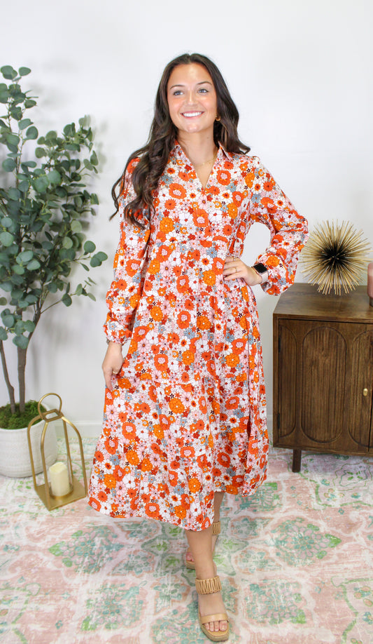 Boho Floral Maxi RTS