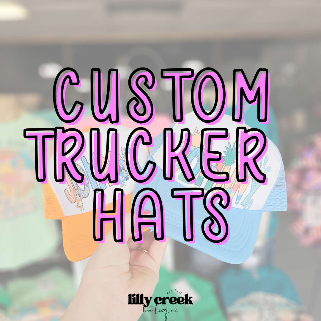 CUSTOM TRUCKER HAT