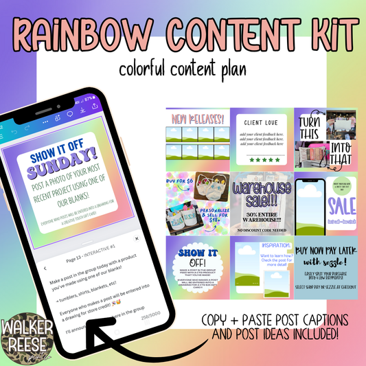 Rainbow Wholesale Content Kit