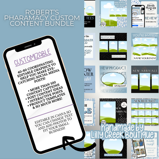 ROBERT'S PHARMACY CUSTOM CONTENT KIT