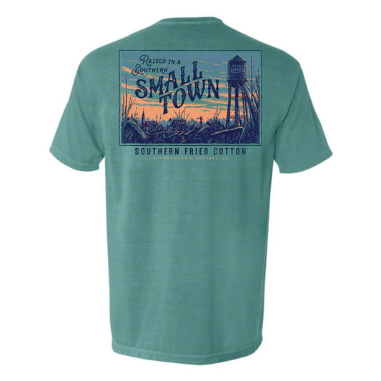 Small Town SoFriCo Tee in Seafoam