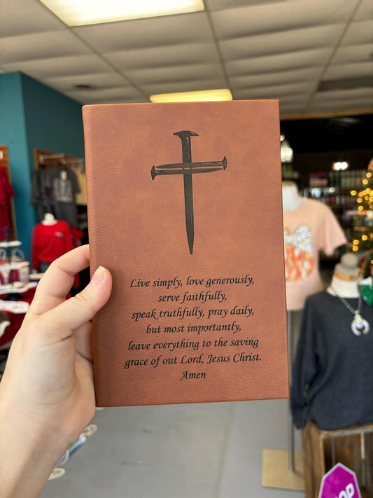 Leather Praying Journal