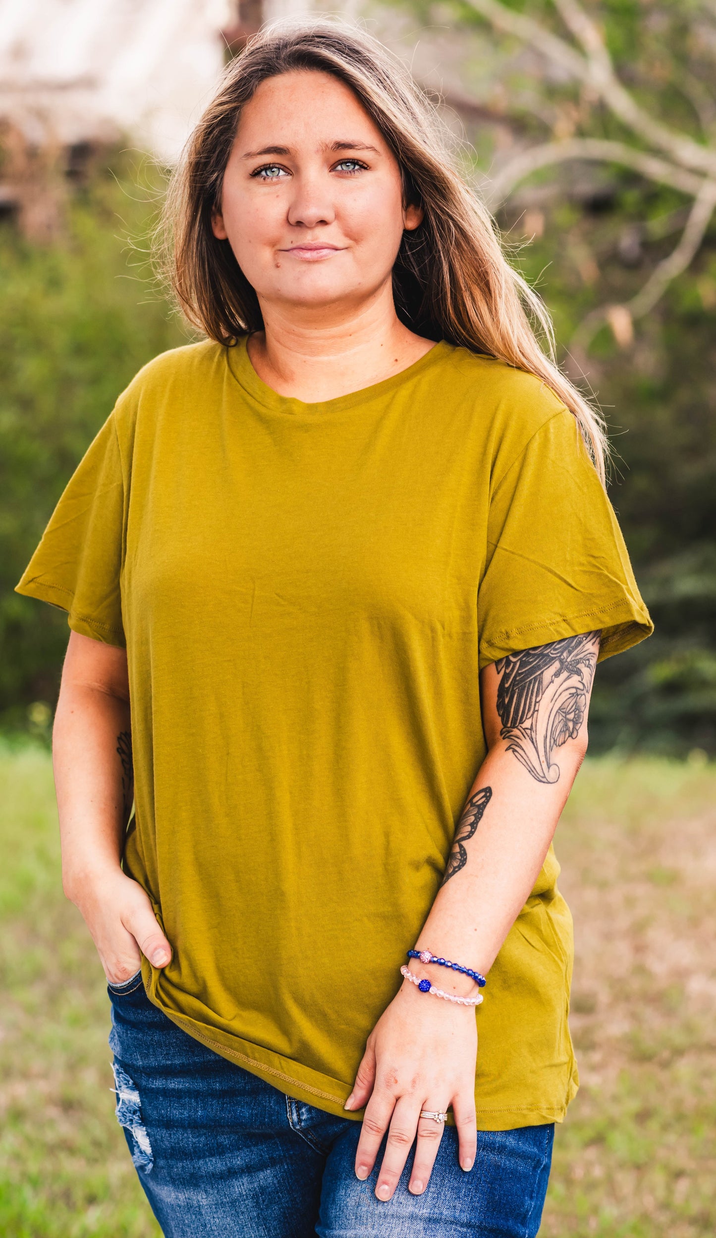 Not So Basic Zenana Tee | Olive