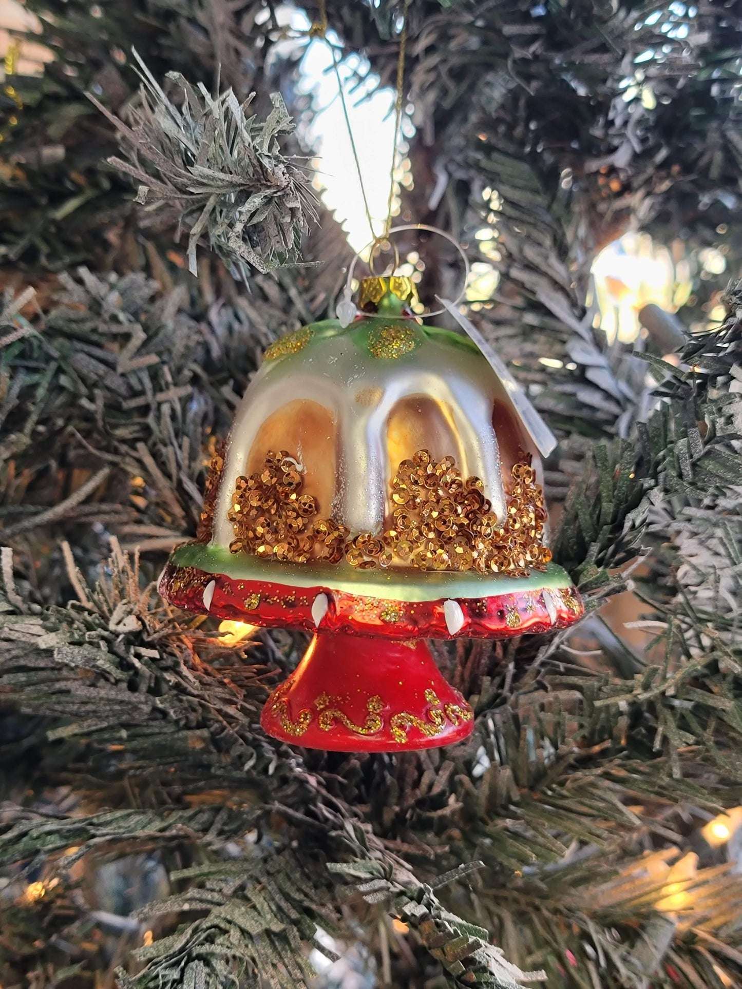 Bundt Cake Christmas Ornament