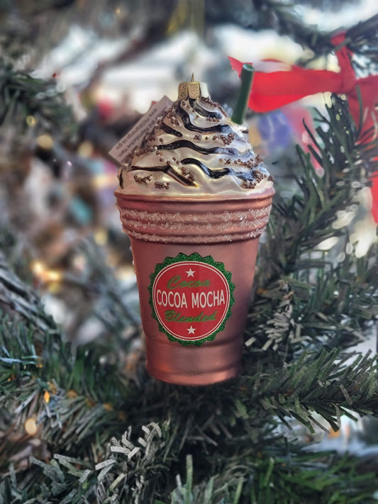 Mocha Frappuccino Christmas Ornament