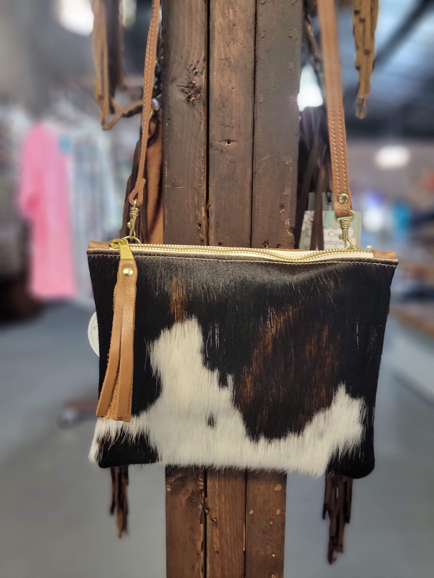 Caroline Cowhide Crossbody Bag