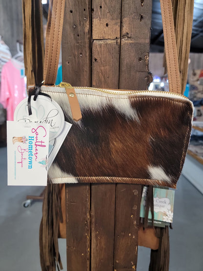 Zoe Cowhide Crossbody Bag