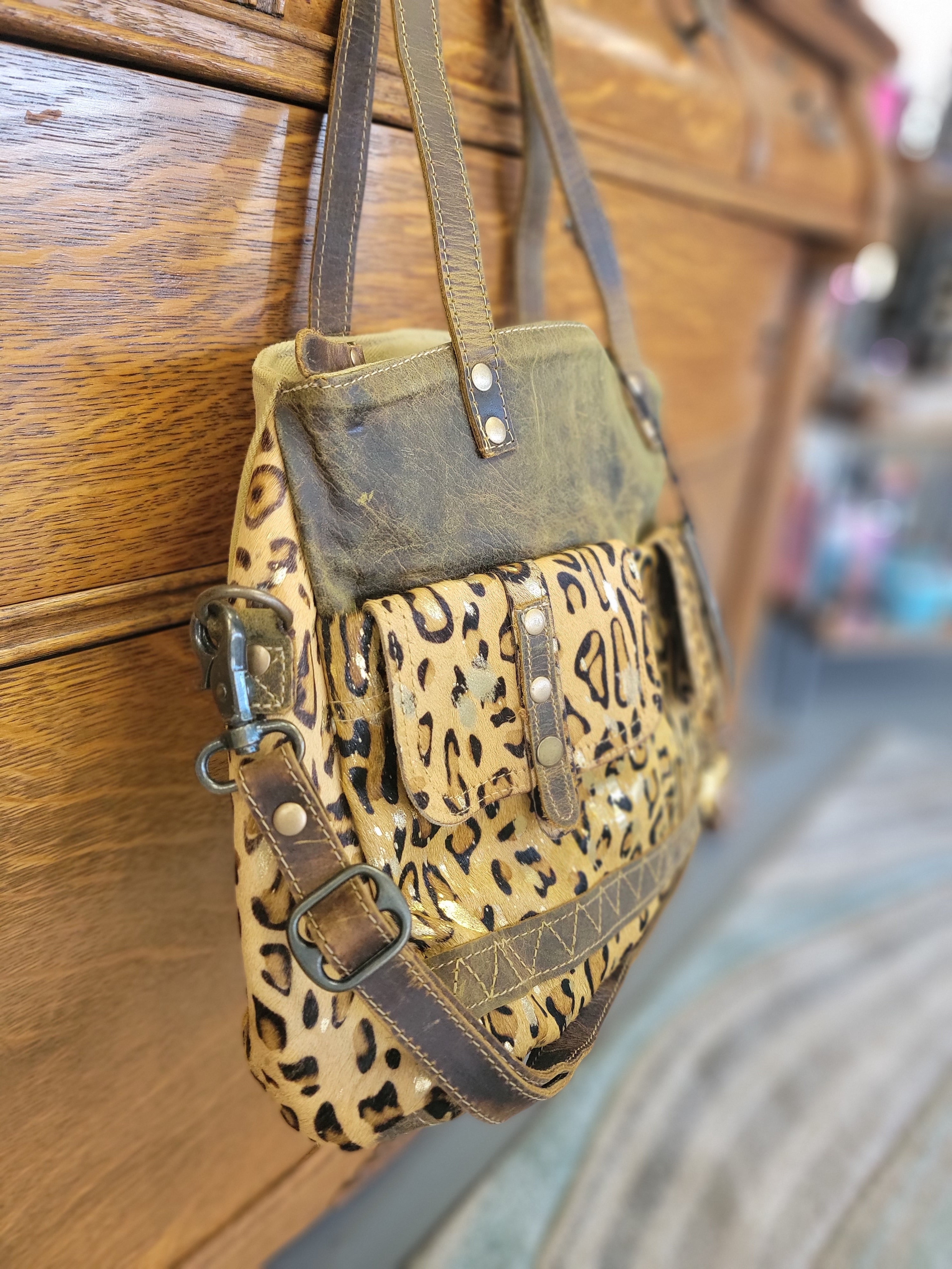 Leopard discount myra bag