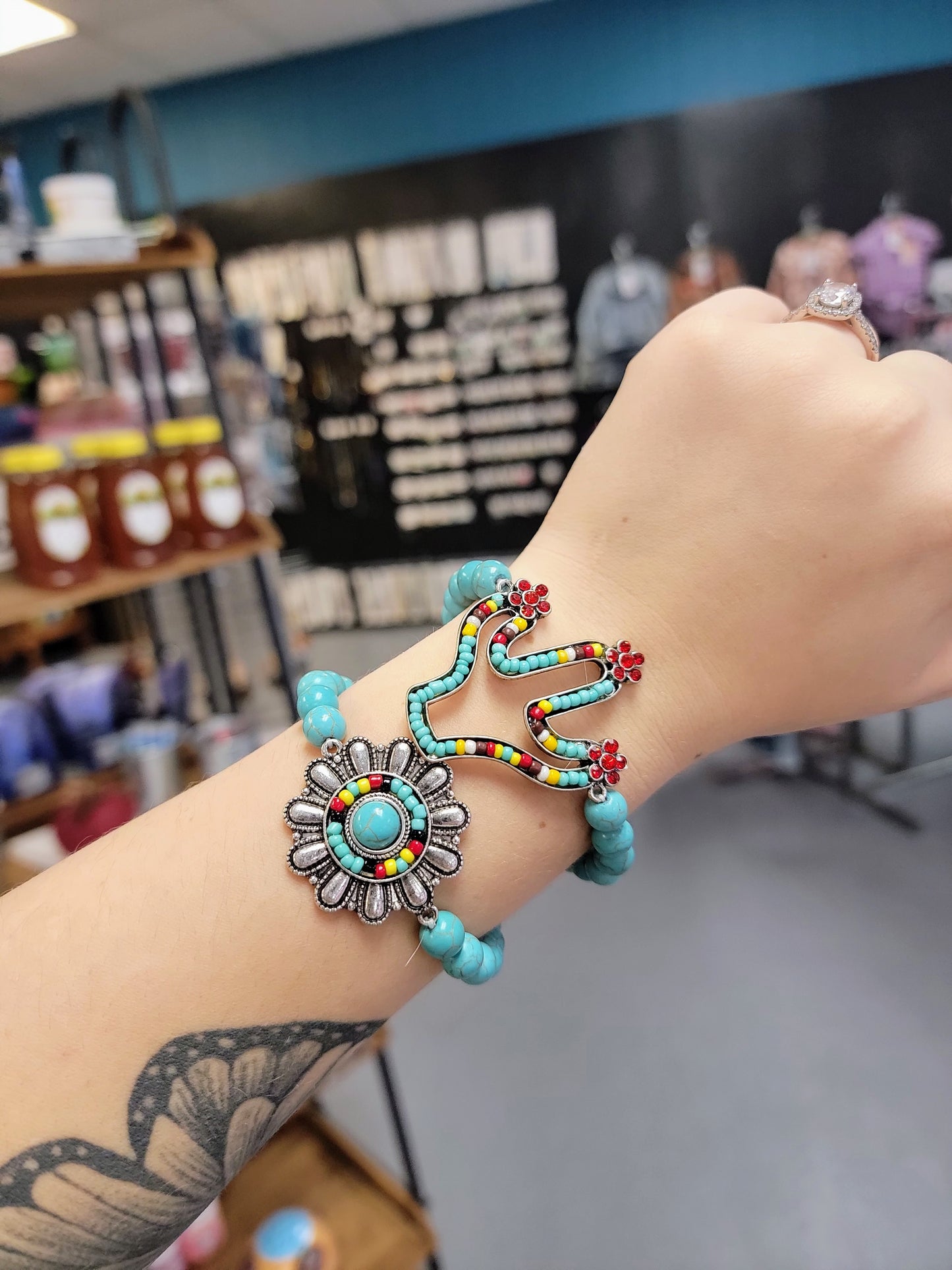 Cactus Succulent Bohemian Bracelet