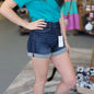 Judy Blue Cuffed Pull-On Shorts