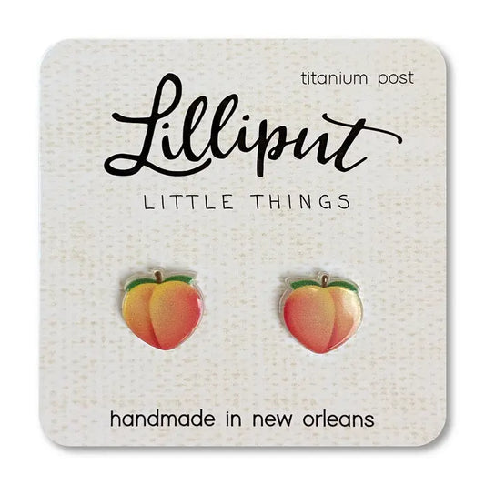 Peach Emoji Earrings | Lilliput