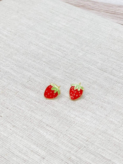 Strawberry Stud Earrings