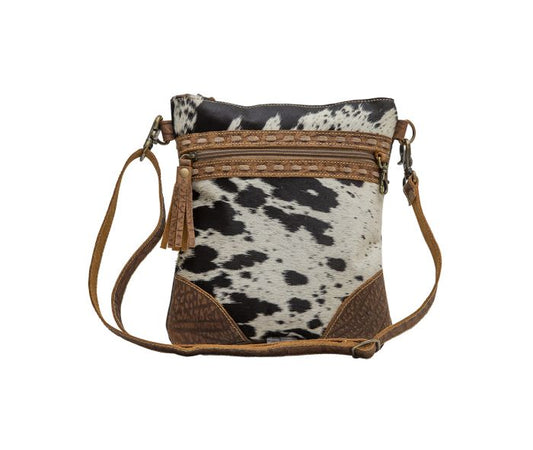 ROGER canvas hairon crossbody Myra Bag